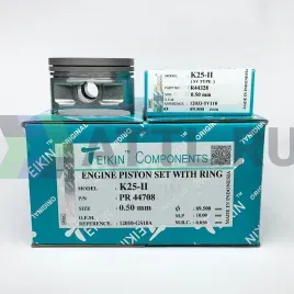 Комплект поршней с кольцами K25-II +0.50