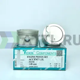 Комплект поршней ACCENT 1.5L d75,5+1.00 1,2-1,5-3