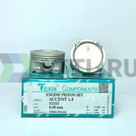 Комплект поршней ACCENT 1.4