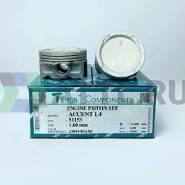 Комплект поршней ACCENT 1.4
