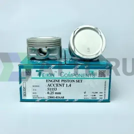 Комплект поршней ACCENT 1.4