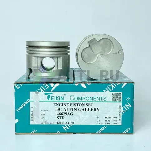 Комплект поршней 3C усиленный+охлаждение d86 STD 2HK-2-3 фото 1