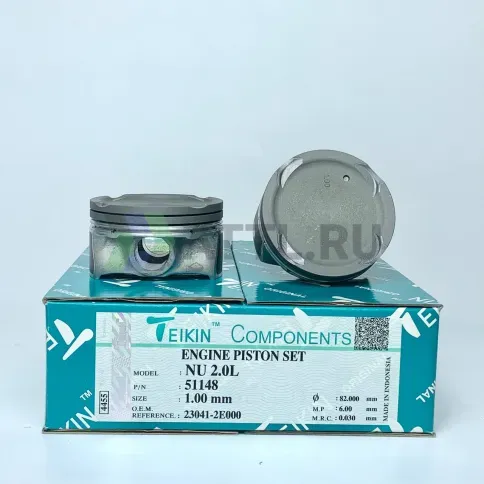 Комплект поршней NU 2.0L d81+1.00 1-1,2-2 фото 1