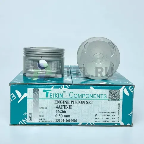 Комплект поршней 4A-FE-II, 4AG d81+0.50 1,2-1,5-3 фото 1