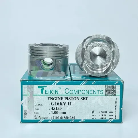 Комплект поршней G16KV-II d75+1.00 1,2-1,2-2,5 фото 1