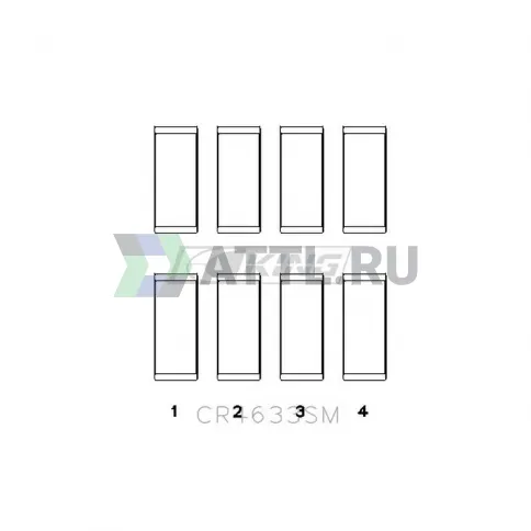 Вкладыши шатунные STD EP6C фото 2