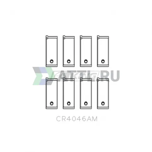 Вкладыши шатунные STD фото 2
