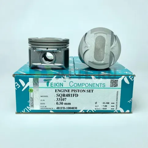 Комплект поршней SQR481-FC d81+0.50 1,2-1,5-2,5 фото 1