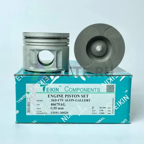 Комплект поршней 1KD-FTV усиленный+охлаждение d96+0.50 2HK-1,5-3 фото 1