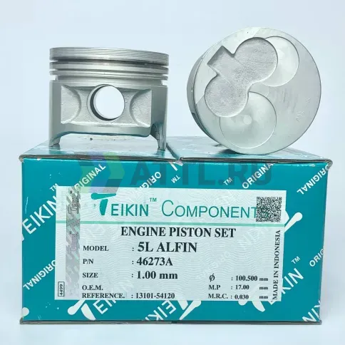 Комплект поршней 5L усиленный d99,5+1.00 2HK-1,5-4 фото 1