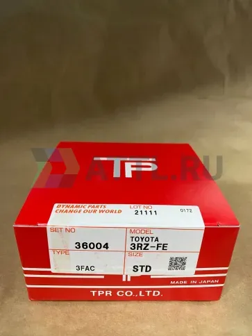 Поршневые кольца 3RZ-FE фото 1
