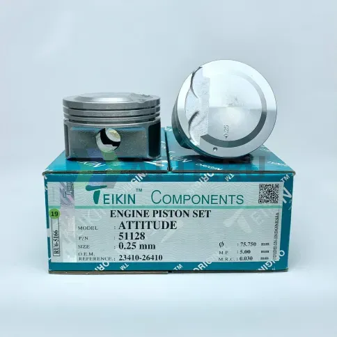 Комплект поршней G4EE d75,5+0.25 1,2-1,2-2 фото 1