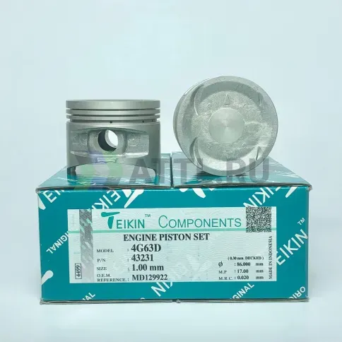 Комплект поршней 4G63D d85+1.00 1,2-1,5-3 фото 1