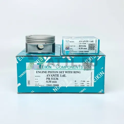 Комплект поршней с кольцами G4FC d77+0.50 1,2-1,2-2 фото 1