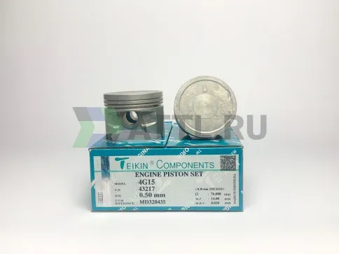 Комплект поршней 4G15 d75,5+0.50 1,2-1,5-3 фото 1
