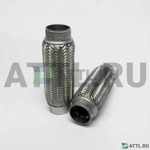 Гофра глушителя трехслойная 45*203 фото 2