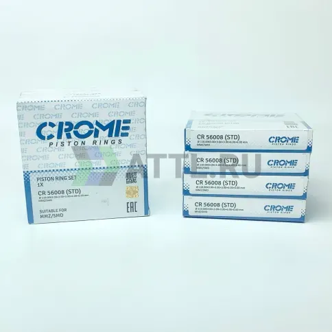 Комплект поршневых колец на 4 цил. STD MMZ/SMD фото 1