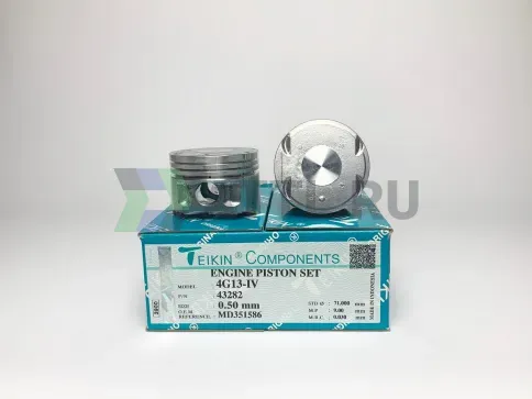 Комплект поршней 4G13-IV d71+0.50 1,2-1,5-2,8 фото 1
