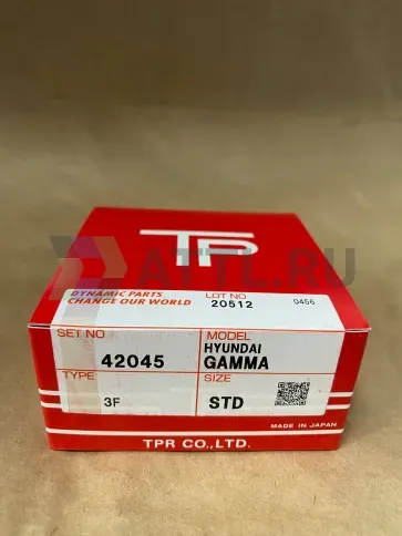 Поршневые кольца GAMMA 1.4/1.6 фото 1