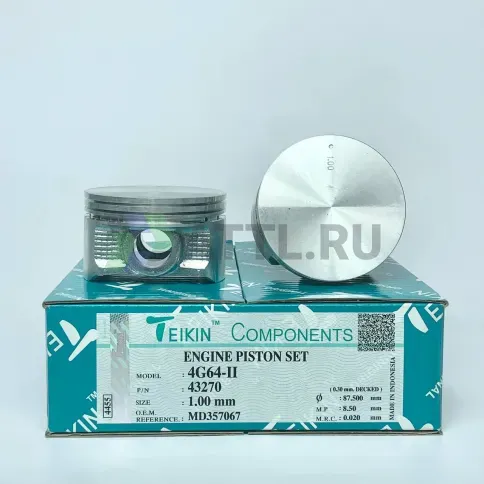 Комплект поршней 4G64-II d86,5+1.00 1,2-1,5-2,8 фото 1