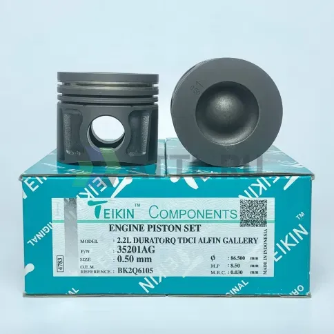 Комплект поршней 2.2 DURATORQ TDCI усиленный+охлаждение d86+0.50 2-2-2 фото 1