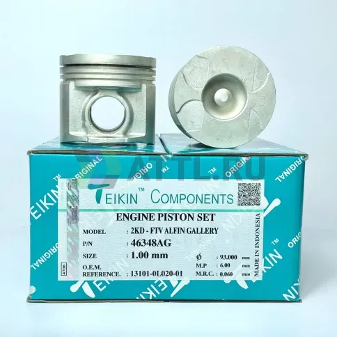 Комплект поршней 2KD-FTV усиленный+охлаждение d92+1.00 2-1,5-3 фото 1