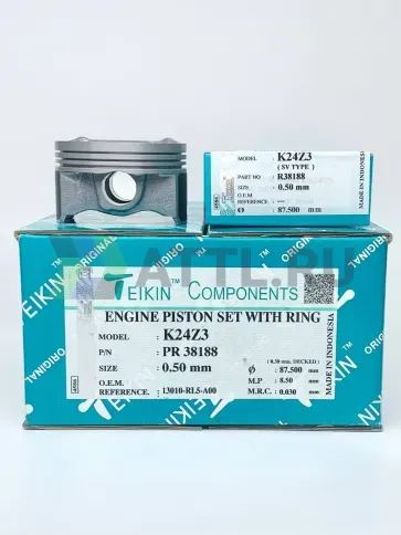 Комплект поршней с кольцами K24Z3 d87+0.50 1,2-1,2-2 фото 2
