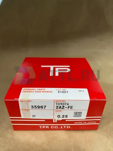Поршневые кольца 2AZ-FE фото 1
