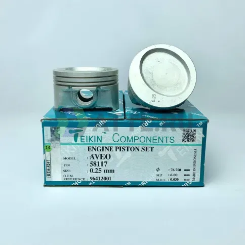 Комплект поршней AVEO d76,5+0.25 1,5-1,5-2 фото 1