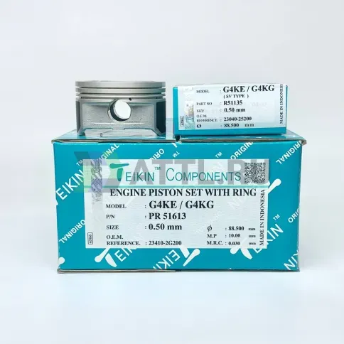 Комплект поршней с кольцами G4KE/G4KG d88+0.50 1,2-1,2-2 фото 1