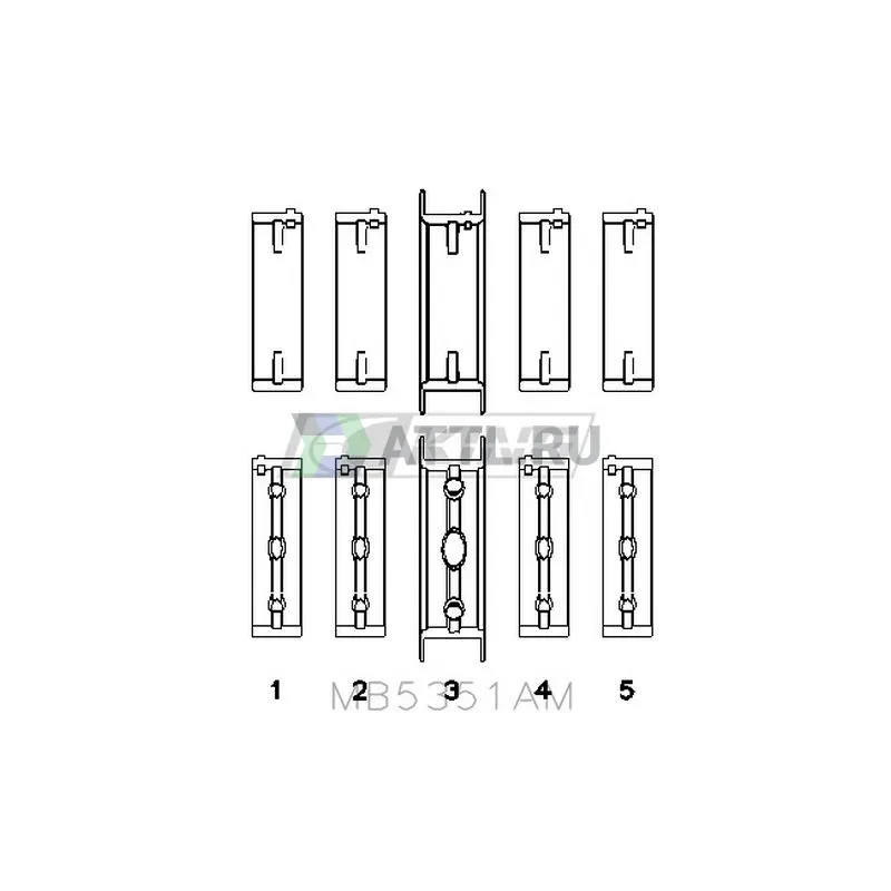 Вкладыши коренные STD фото 2