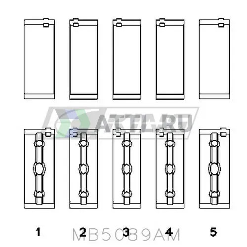 Вкладыши коренные STD фото 2