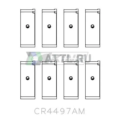 Вкладыши шатунные STD фото 2