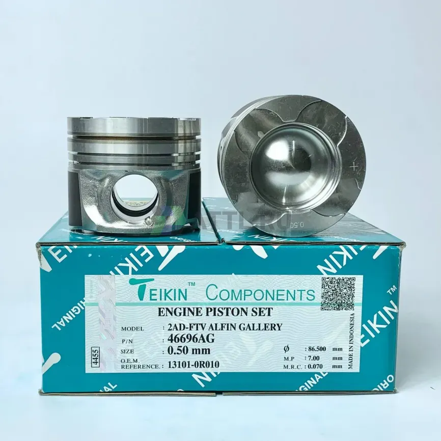 Комплект поршней 2AD-FTV усиленный+охлаждение d86+0.50 2-1,5-2 фото 1