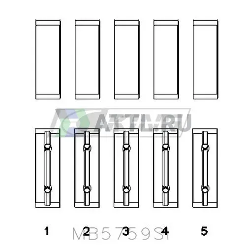 Вкладыши коренные STD фото 2