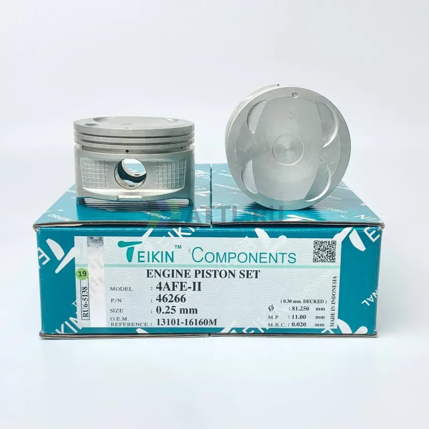 Комплект поршней 4A-FE-II, 4AG фото 1