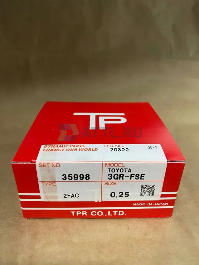 Поршневые кольца 3GR-D4 фото 1