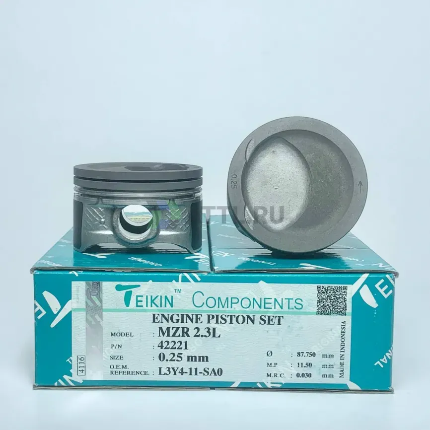 Комплект поршней MZR 2.3L фото 1