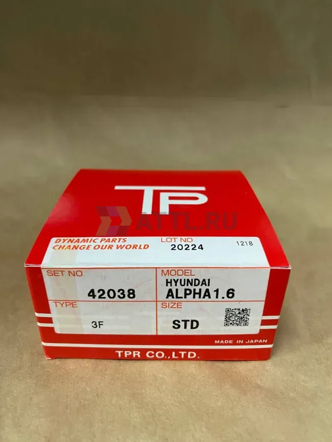 Поршневые кольца ALPHA 1.6 фото 1