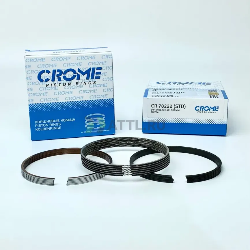 Комплект поршневых колец на 6 цил. STD 2GR фото 1
