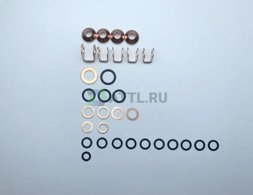 Комплект шайб топливной форсунки  фото 1