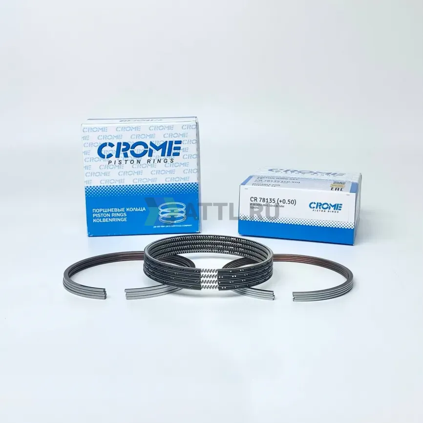 Комплект поршневых колец на 4 цил. +050 5L фото 1
