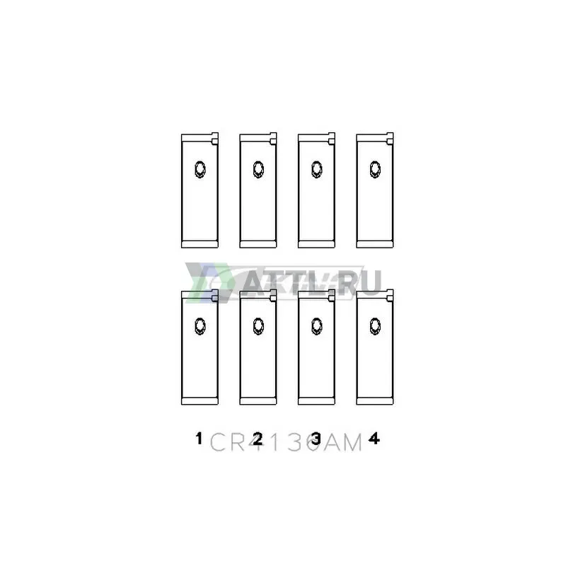 Вкладыши шатунные STD фото 2