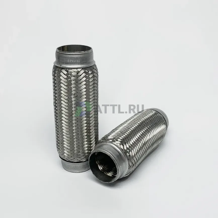 Гофра глушителя трехслойная 57*230 фото 1