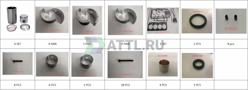Комплект для капитального ремонта ДВС фото 2