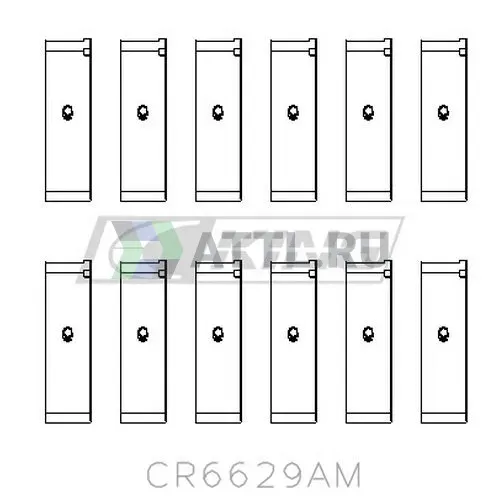 Вкладыши шатунные STD фото 2