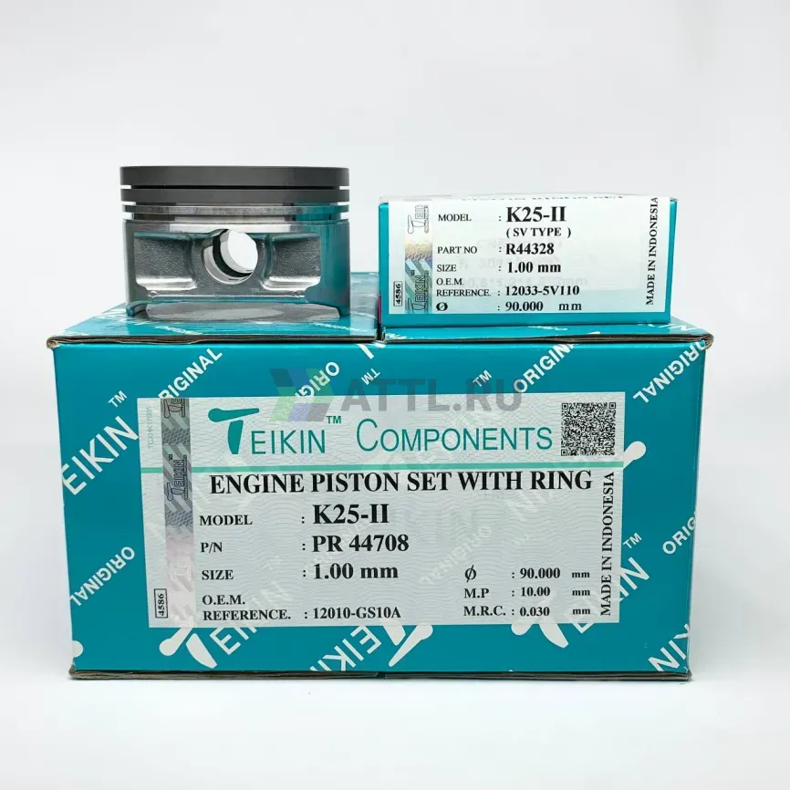 Комплект поршней с кольцами K25-II +1.00 фото 1