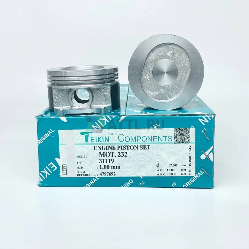 Комплект поршней MOT.232 фото 1