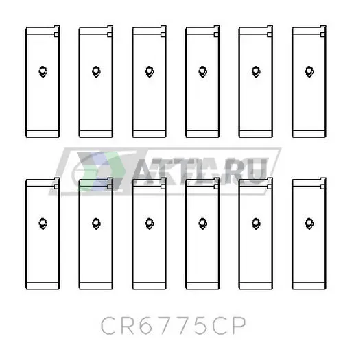 Вкладыши шатунные STD фото 2