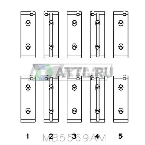 Вкладыши коренные STD фото 2